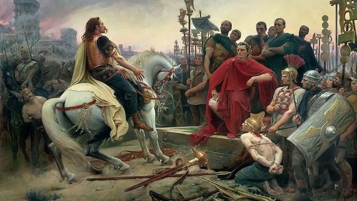 la bataille d'Alesia avec Vercingetorix