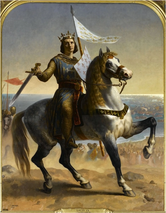 Louis IX dit Saint-Louis peint par Emile Signol